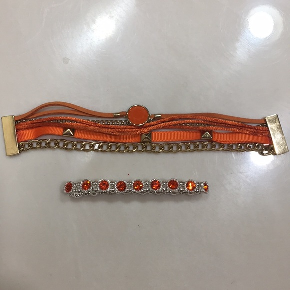 Jewelry - OKstate statement bracelets